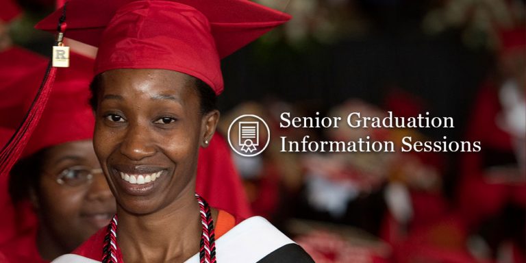 Senior Graduation Information Sessions